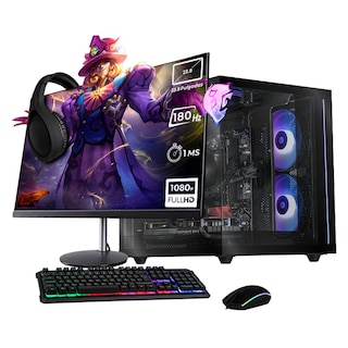 Foto 1 | Xtreme Pc Gaming Geforce Rtx 4060 Ryzen 7 5700 32gb Ssd 1tb Monitor 23.8 180hz Wifi Black
