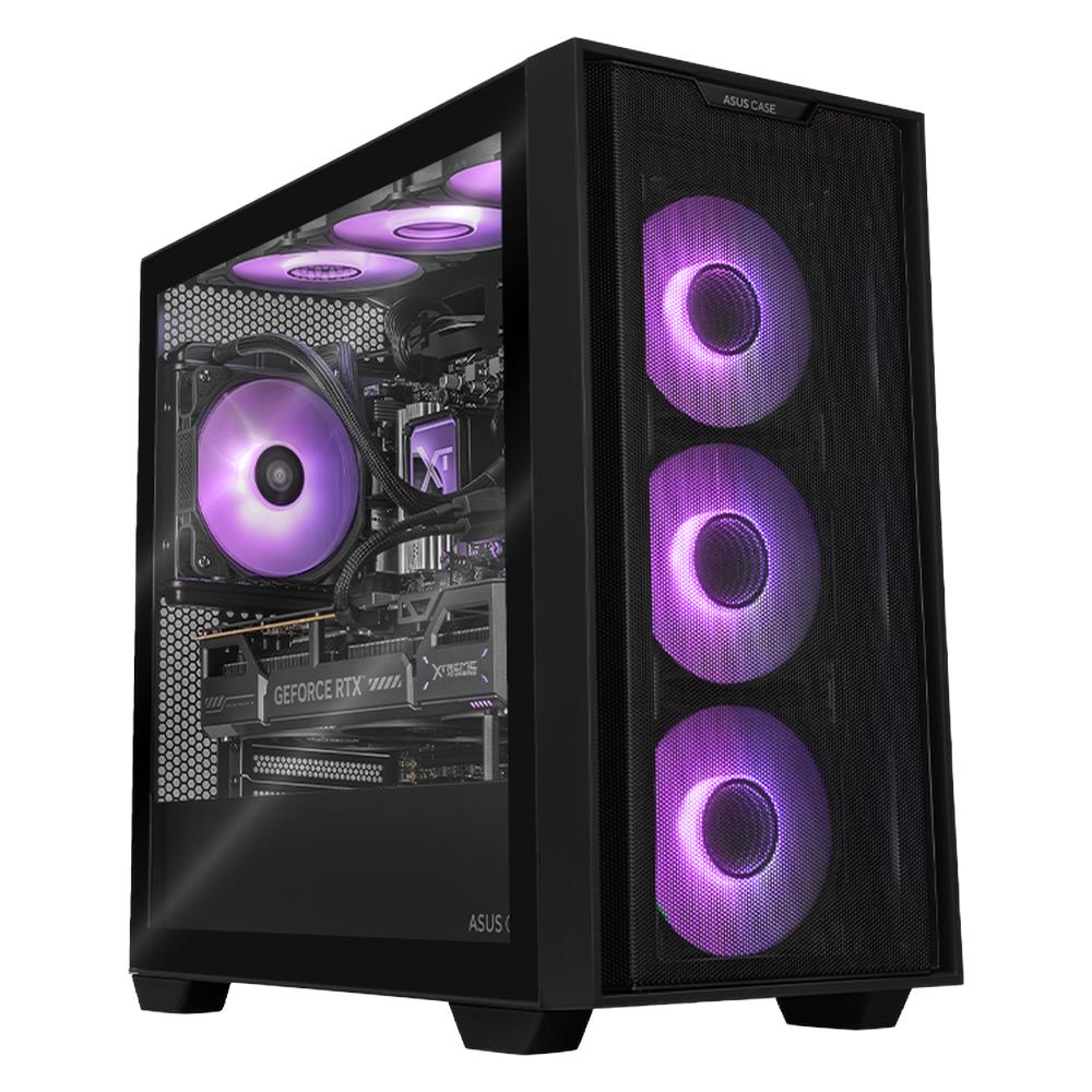 Foto 2 pulgar | Xtreme Pc Gaming Asus Geforce Rtx 5070 Amd Ryzen 7 9700x 32gb Ddr5 Ssd 1tb Sistema Liquido Wifi Black Pba