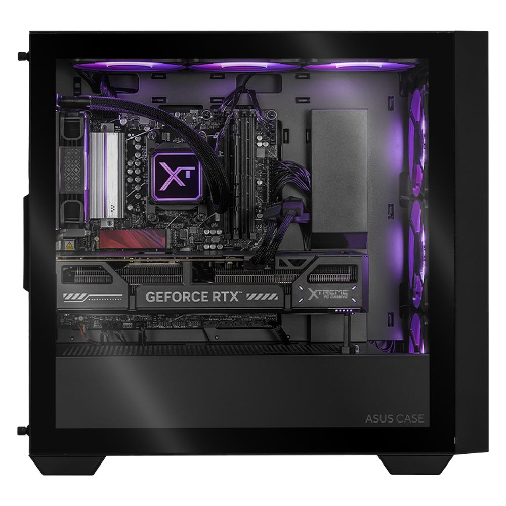 Foto 5 pulgar | Xtreme Pc Gaming Asus Geforce Rtx 5070 Amd Ryzen 7 9700x 32gb Ddr5 Ssd 1tb Sistema Liquido Wifi Black Pba