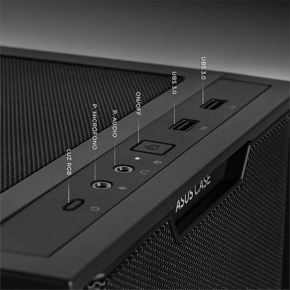 Foto 6 pulgar | Xtreme Pc Gaming Asus Geforce Rtx 5070 Amd Ryzen 7 9700x 32gb Ddr5 Ssd 1tb Sistema Liquido Wifi Black Pba