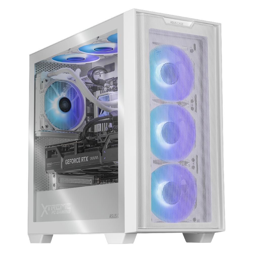 Foto 2 pulgar | Xtreme Pc Gaming Asus Geforce Rtx 5070 Amd Ryzen 7 9700x 32gb Ddr5 Ssd 1tb Sistema Liquido Wifi White Pba