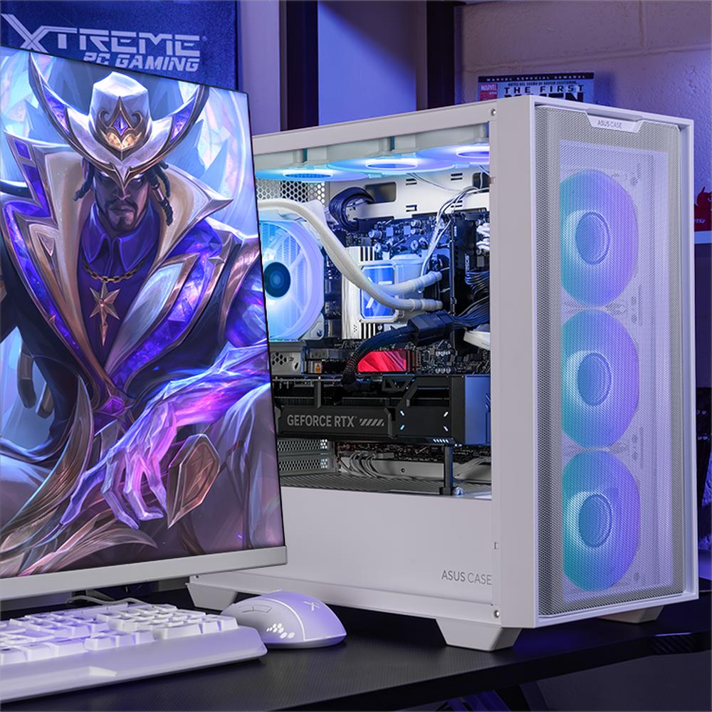 Foto 6 | Xtreme Pc Gaming Asus Geforce Rtx 5070 Amd Ryzen 7 9700x 32gb Ddr5 Ssd 1tb Sistema Liquido Wifi White Pba