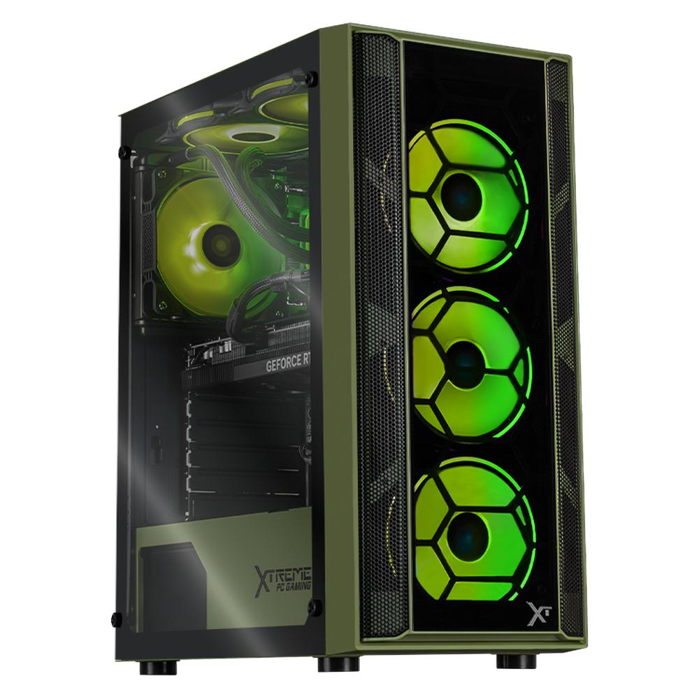 Foto 2 pulgar | Xtreme Pc Gaming Geforce Rtx 5060 Ti Intel Core I9 12900f 32gb Ssd 1tb Sistema Liquido Wifi Dark Green