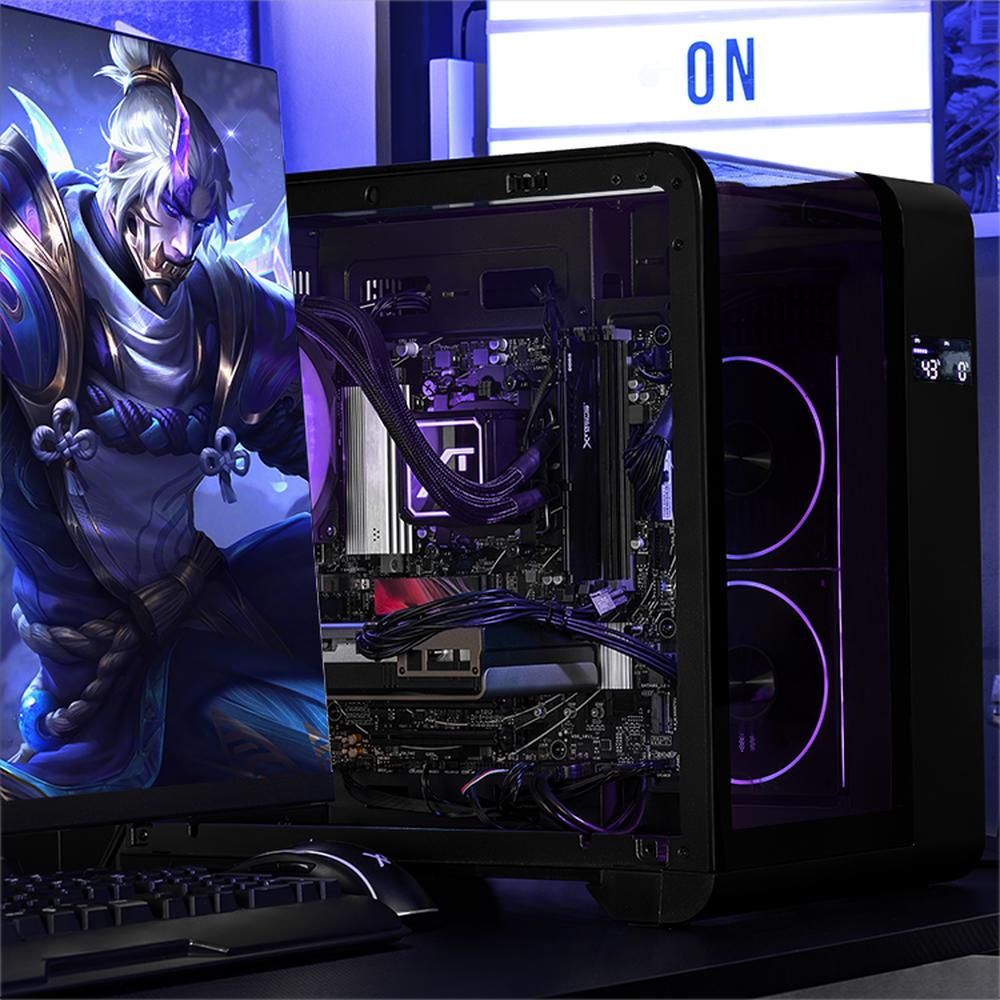 Foto 7 pulgar | Xtreme Pc Gaming Geforce Rtx 5060 Ryzen 7 9700x 32gb Ddr5 Ssd 1tb Sistema Liquido Wifi Black