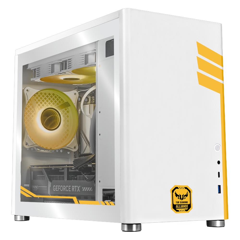 Xtreme Pc Gaming Asus Tuf Geforce Rtx 5070 Ti Intel Core I9 14900f 32gb Ddr5 Ssd 2tb Sistema Liquido Wifi White