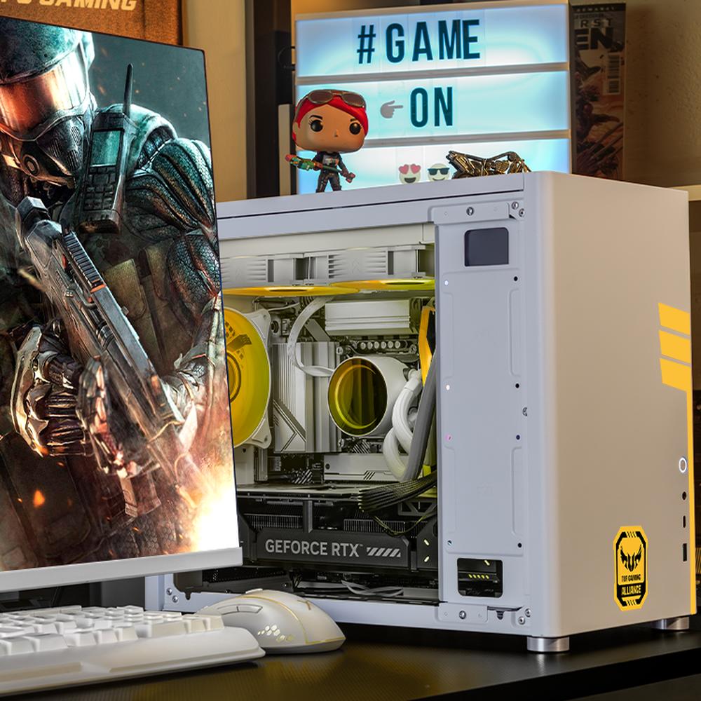 Foto 7 pulgar | Xtreme Pc Gaming Asus Tuf Geforce Rtx 5070 Ti Intel Core I9 14900f 32gb Ddr5 Ssd 2tb Sistema Liquido Wifi White