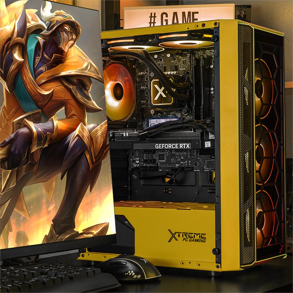 Foto 7 pulgar | Xtreme Pc Gaming Geforce Rtx 5060 Ti Intel Core I9 12900f 32gb Ssd 1tb Sistema Liquido Wifi Yellow