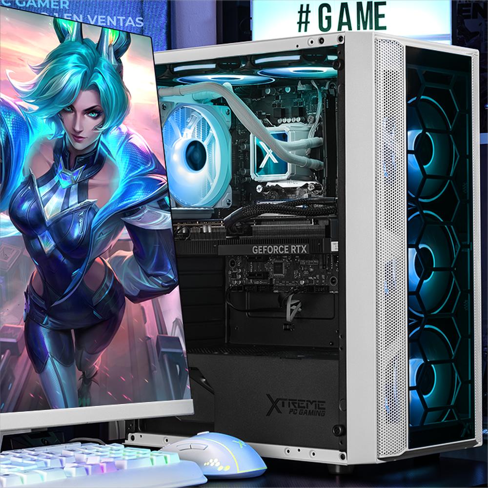 Foto 7 pulgar | Xtreme Pc Gaming Geforce Rtx 5060 Ti Intel Core I9 12900f 32gb Ssd 1tb Sistema Liquido Wifi White
