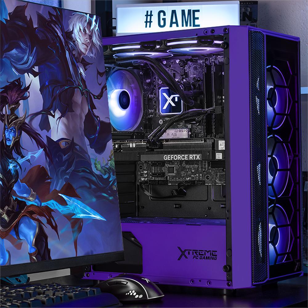 Foto 7 pulgar | Xtreme Pc Gaming Geforce Rtx 5060 Ti Intel Core I9 12900f 32gb Ssd 1tb Sistema Liquido Wifi Violet