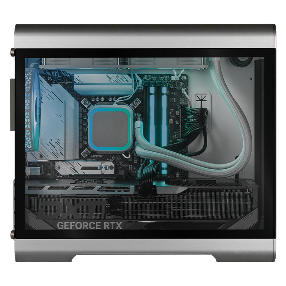 Foto 5 pulgar | Pc Gamer Dxt Gaming Geforce Rtx 5070 Ti Intel Core I9 14900kf 32gb Ddr5 Ssd 2tb Sistema Liquido Wifi Silver