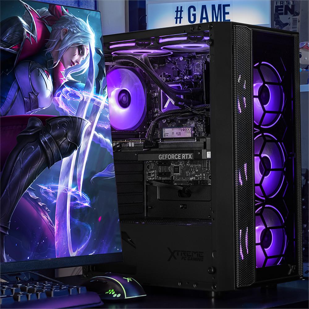 Foto 7 pulgar | Xtreme Pc Gaming Geforce Rtx 5060 Ti Intel Core I9 12900f 32gb Ssd 1tb Sistema Liquido Wifi Black