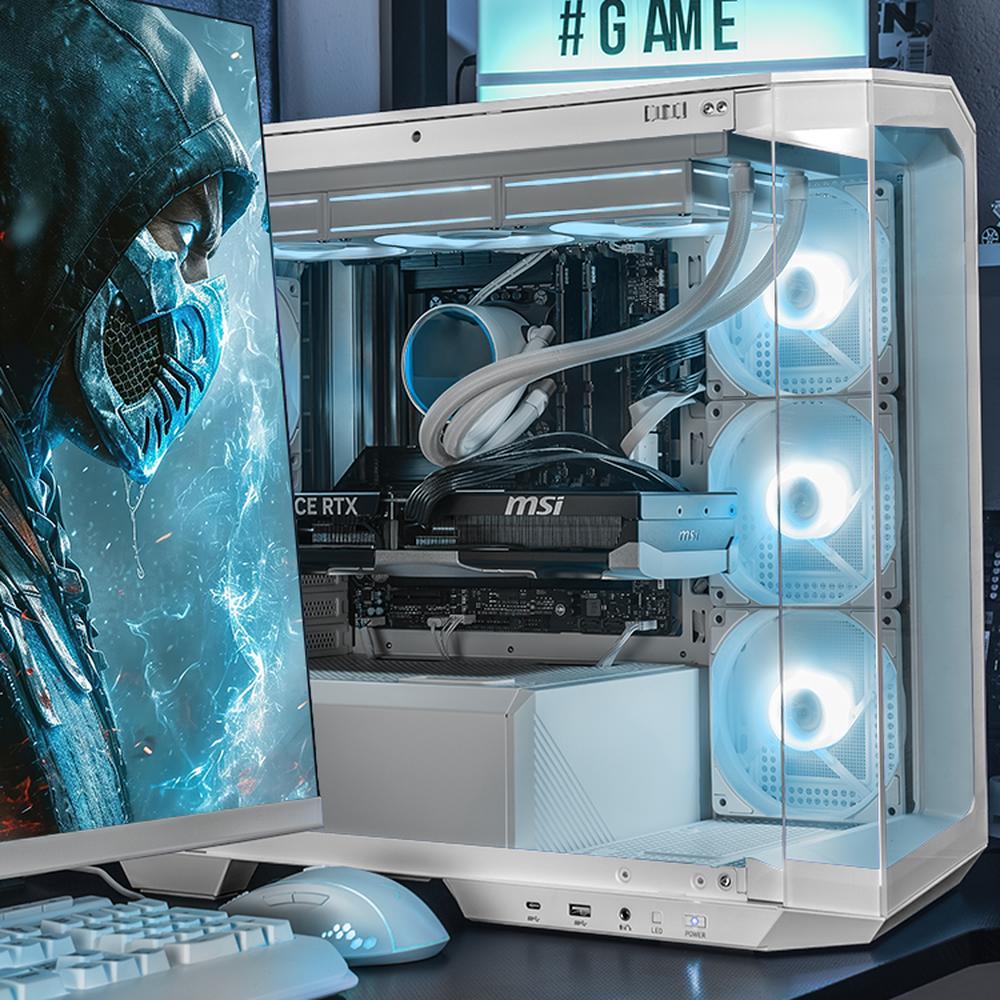 Foto 6 | Xtreme Pc Gaming Msi Geforce Rtx 5070 Ti Intel Core Ultra 7 265kf 32gb Ddr5 Ssd 2tb Sistema Liquido Wifi White