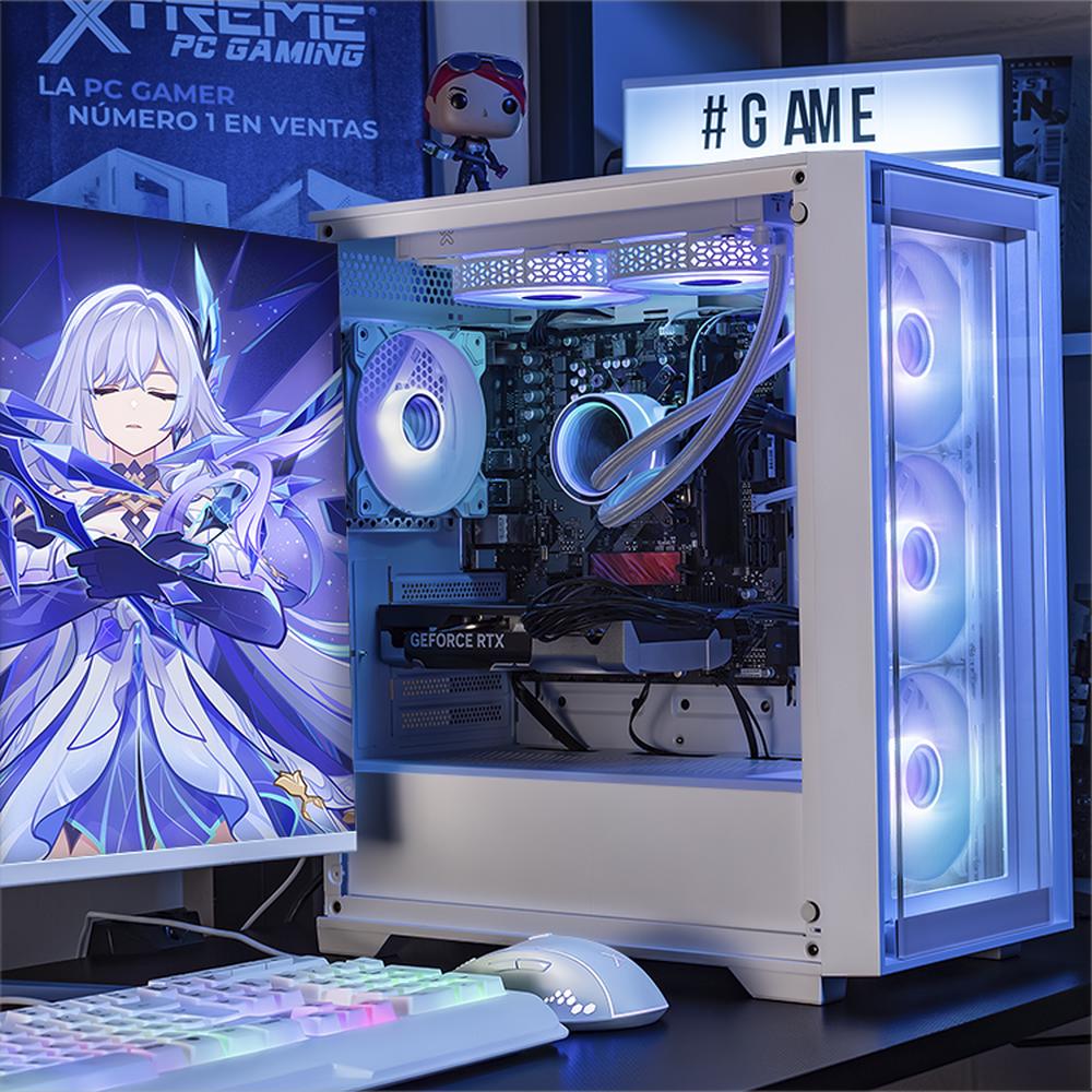 Foto 7 pulgar | Xtreme Pc Gaming Geforce Rtx 5060 Ryzen 7 9700x 32gb Ddr5 Ssd 1tb Sistema Liquido Wifi White