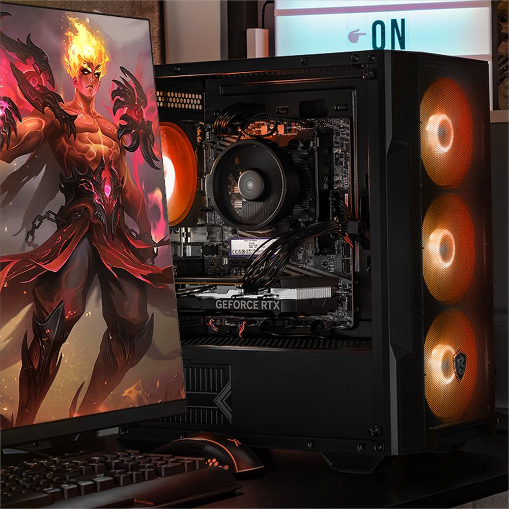 Foto 7 pulgar | Xtreme Pc Gaming Msi Geforce Rtx 4060 Amd Ryzen 7 5700 32gb Ssd 1tb Wifi