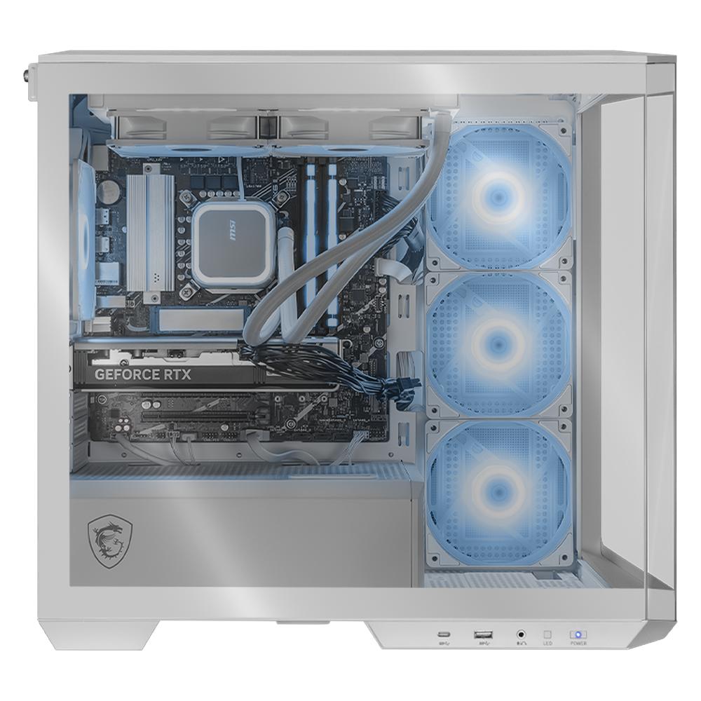 Foto 4 | Xtreme Pc Gaming Msi Geforce Rtx 5060 Intel Core I7 14700f 32gb Ddr5 Ssd 1tb Sistema Liquido White