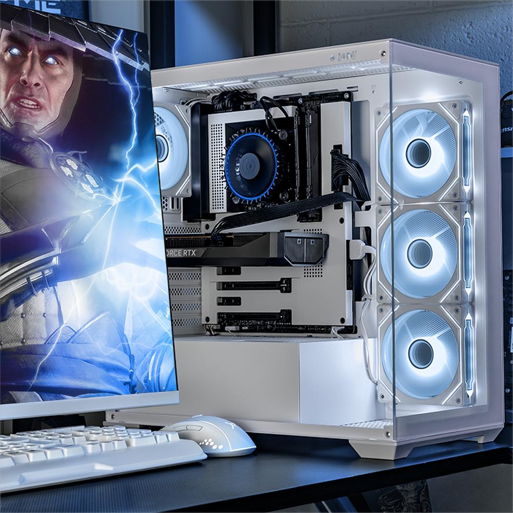 Foto 7 pulgar | Xtreme Pc Gaming Geforce Rtx 5060 Intel Core I7 14700f 32gb Ssd 1tb Wifi White