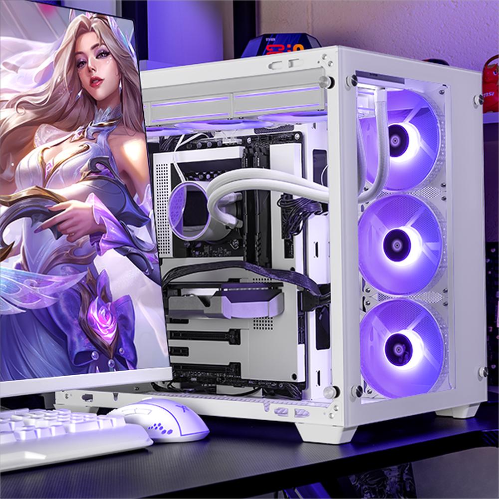 Foto 6 | Xtreme Pc Gaming Geforce Rtx 5060 Intel Core I9 14900kf 32gb Ssd 2tb Sistema Liquido Wifi Black
