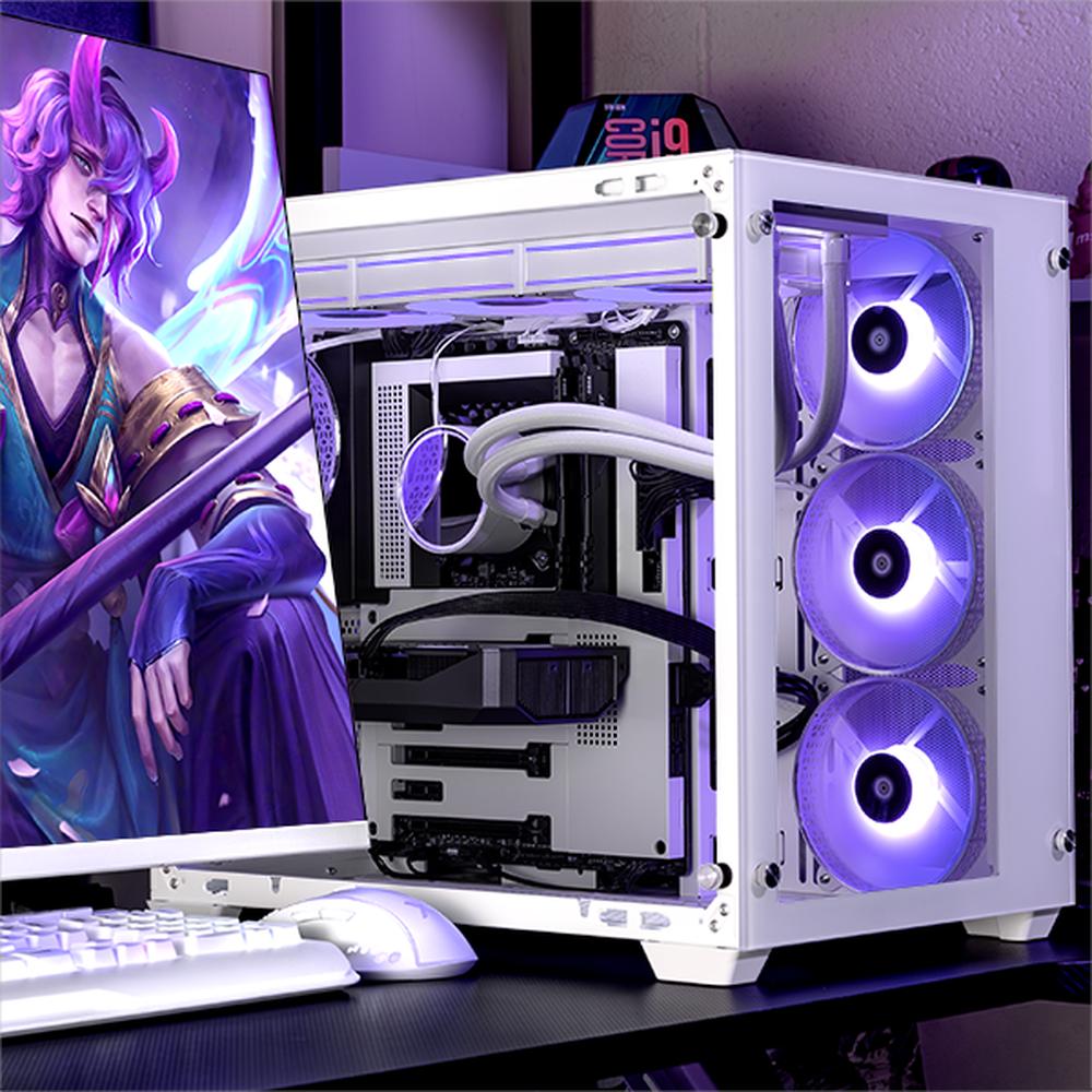 Foto 6 | Xtreme Pc Gaming Geforce Rtx 5060 Intel Core I9 14900kf 32gb Ssd 2tb Sistema Liquido Wifi White