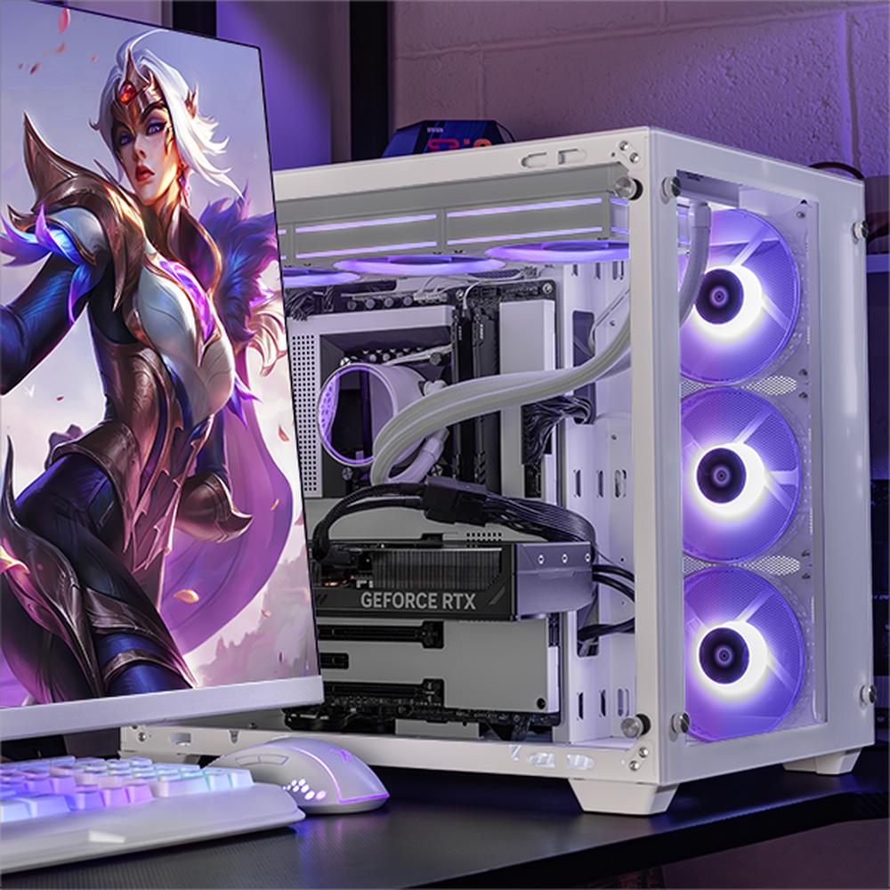 Foto 7 pulgar | Xtreme Pc Gaming Geforce Rtx 5070 Intel Core I9 14900kf 32gb Ssd 2tb Sistema Liquido Wifi White