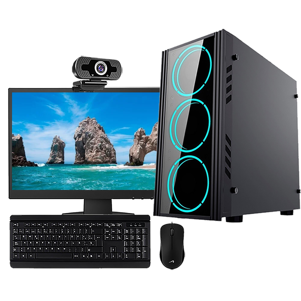 Foto 2 pulgar | Pc Computadora Armada NUEVA I5 10ma Generacion 960gb Ssd 16gb Ram Webcam Wifi Monitor 21.5 FULL HD