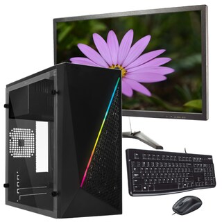 Foto 1 | Servidor Pc Gamer Ryzen 5 5600g Ram 8gb Ssd 240gb 500w Monitor 21.5