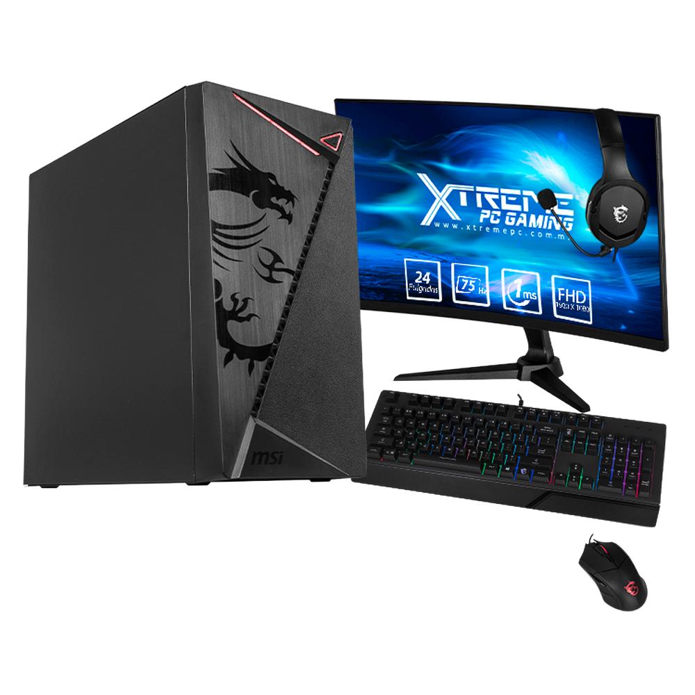 Xtreme Pc Gaming Msi Amd Radeon Vega Renoir Ryzen 7 5700g 16gb Ssd 500gb 3tb + Monitor Curvo 24 75hz W