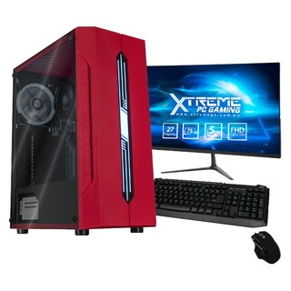 Foto 7 | Xtreme Pc Gaming Amd Radeon Vega Renoir Ryzen 5 5600g 16gb Ssd 240gb 2tb Monitor 27 Wifi Red