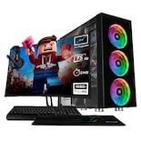 Xtreme Pc Gaming Amd Radeon Vega Renoir Ryzen 7 5700g 16gb Ssd 500gb Monitor Curvo 23.8 Wifi Black