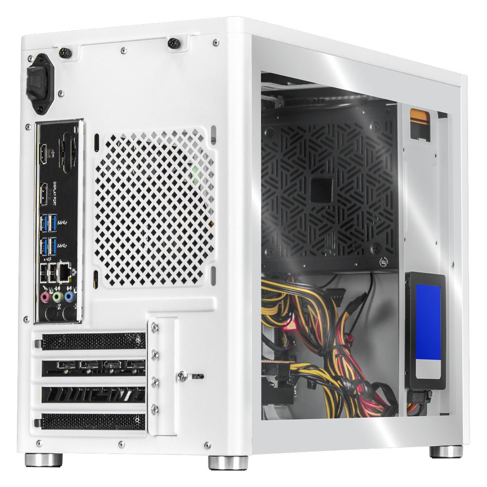 Foto 5 pulgar | Xtreme Pc Gaming Amd Radeon Rx 6600 Ryzen 5 5500 16gb Ssd 500gb Monitor 23.8 144hz Wifi White