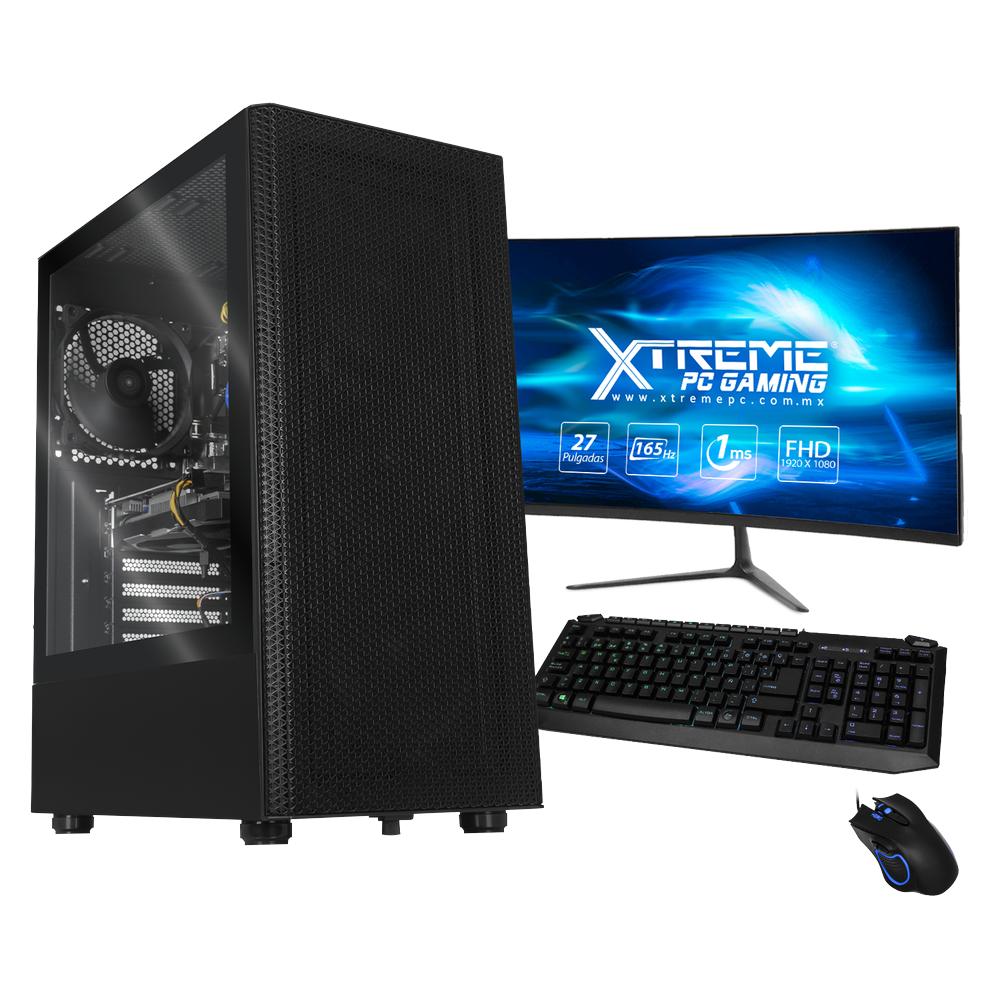 Foto 2 pulgar | Xtreme Pc Gaming Geforce Gtx 1650 Core I5 10400f 16gb Ssd 500gb Monitor 27 165hz Wifi Black