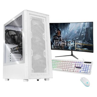 Foto 1 | Xtreme Pc Gaming Geforce Gtx 1650 Core I5 10400f 16gb Ssd 500gb Monitor 27 165hz Wifi White