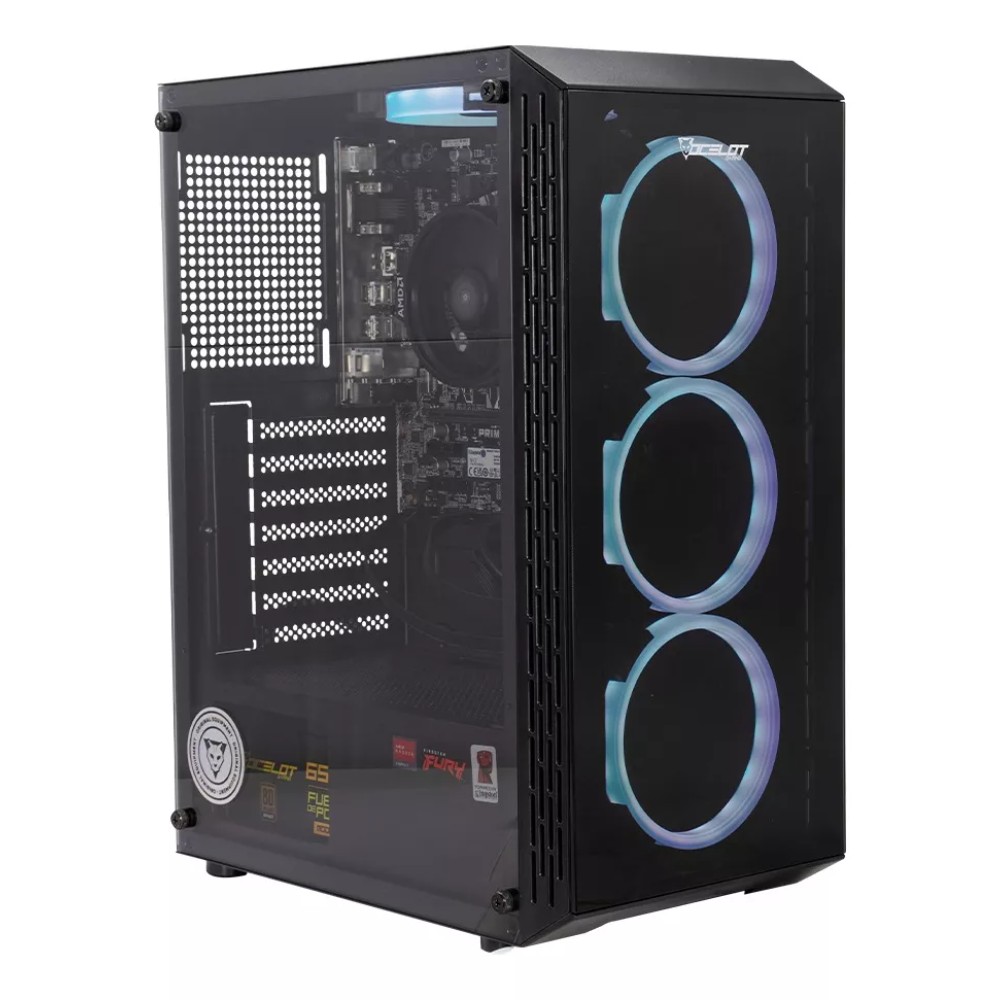 Pc Gamer Ocelot Ryzen Series Cubs Amd Ryzen 5 5600g 16 Gb Ddr4 500gb Ssd M.2 650w 80 Plus Bronze