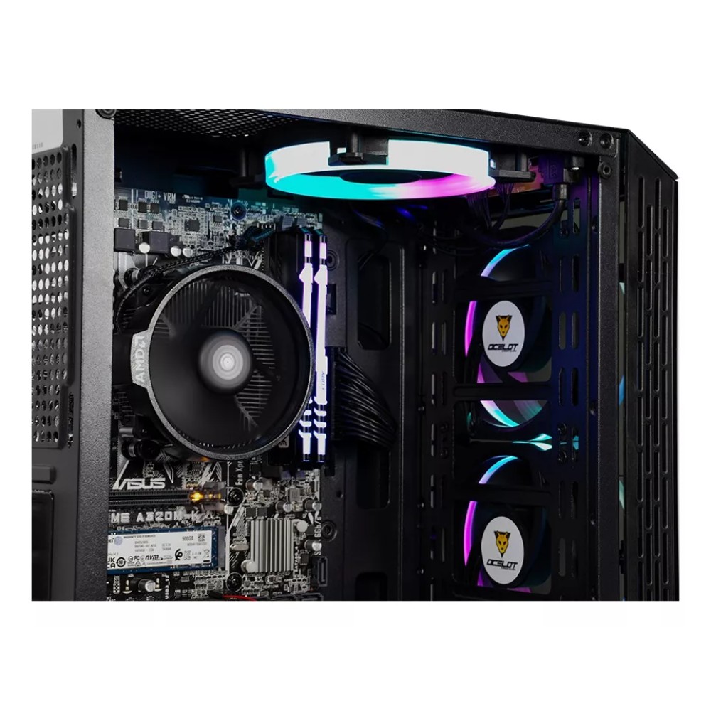 Foto 7 pulgar | Pc Gamer Ocelot Ryzen Series Cubs Amd Ryzen 5 5600g 16 Gb Ddr4 500gb Ssd M.2 650w 80 Plus Bronze