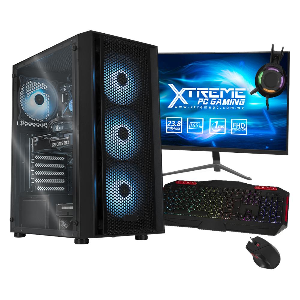 Xtreme Pc Gaming Geforce Rtx 3050 Intel I5 10400f 16gb Ssd 500gb 2tb Monitor 23.8 165hz Wifi