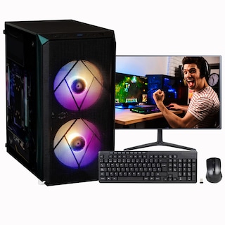 Foto 1 | Pc Computadora Armada Core I3 Rgb 16gb Ram 960gb Ssd Monitor Full Hd 21.5''