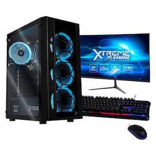 Foto 1 | Computadora Xtreme Pc Gaming Intel Core I7 12700 16gb Ssd 1tb Monitor 27 Wifi Black