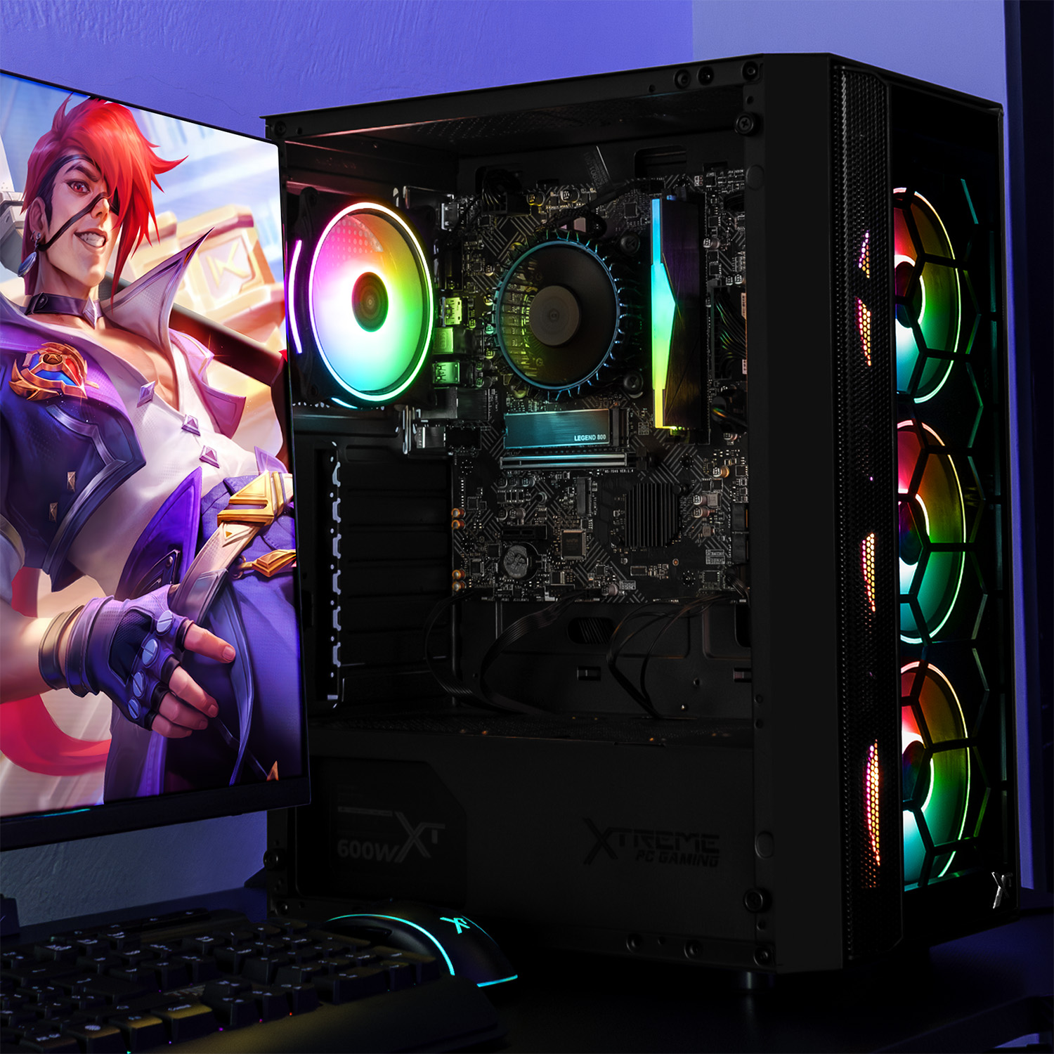 Foto 6 | Computadora  Xtreme Pc Gaming Intel Core I7 12700 16gb Ssd 1tb Monitor 27 Wifi Black