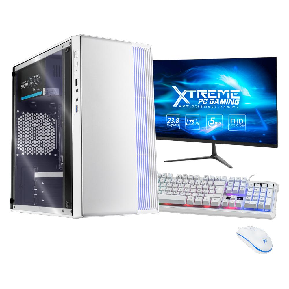 Foto 2 pulgar | Xtreme PC Gaming AMD Radeon Vega Renoir Ryzen 5 4600G 16 GB SSD 500 GB Monitor 23.8 Wifi White