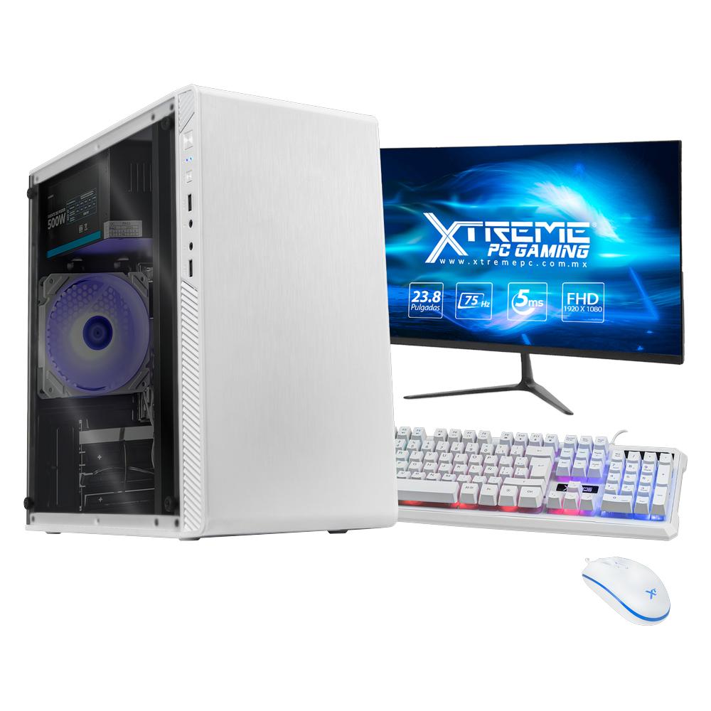 Foto 1 | Xtreme Pc Gaming Amd Radeon Vega Renoir Ryzen 5 4600g 16gb Ssd 500gb Monitor 23.8 Wifi Blanco