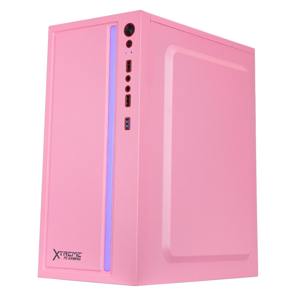 Foto 4 pulgar | Xtreme PC Intel Quad Core J4125 2.7 Ghz 16 GB SSD 500 GB Monitor 23.8 Wifi Pink