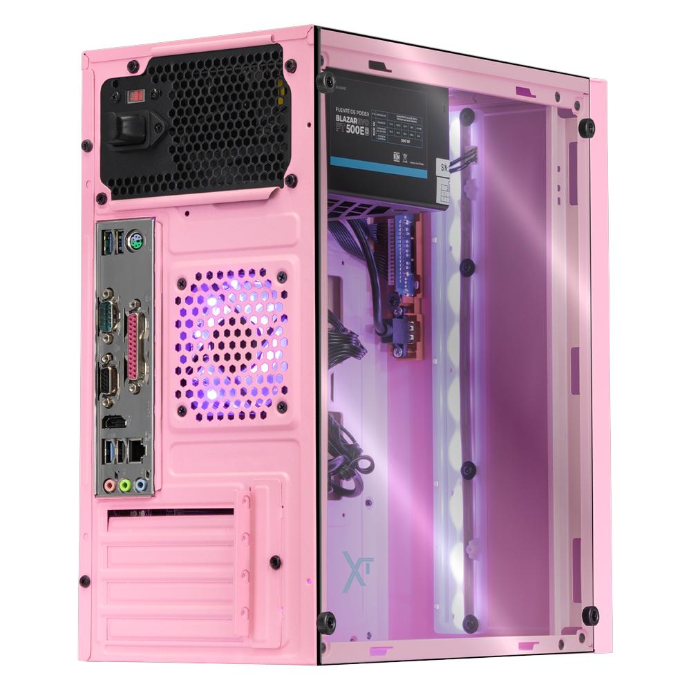 Foto 5 pulgar | Xtreme PC Intel Quad Core J4125 2.7 Ghz 16 GB SSD 500 GB Monitor 23.8 Wifi Pink