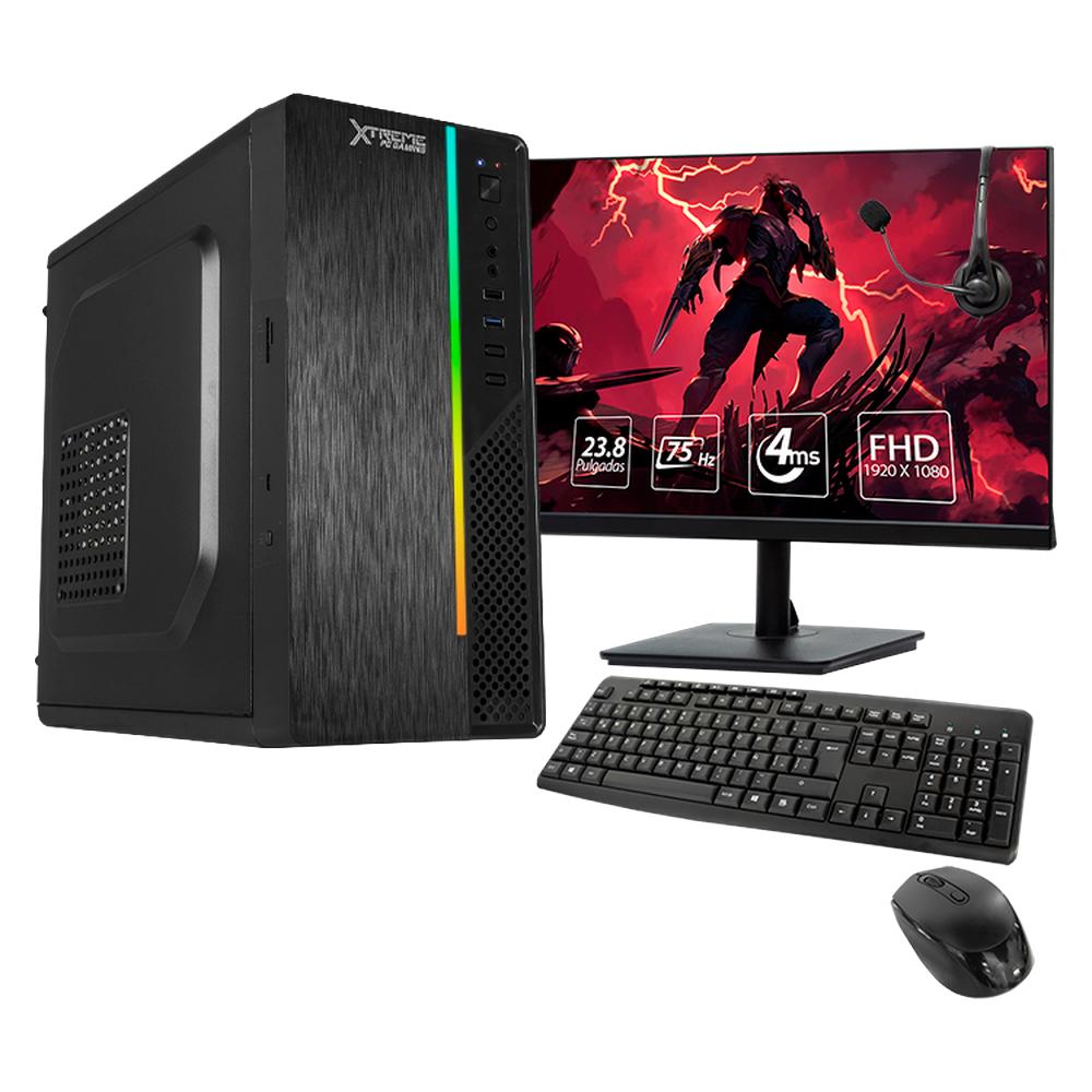 Foto 2 pulgar | Xtreme Pc Gaming Amd Radeon Vega 7 Ryzen 5 4600g 16 gb Ssd 500 gb Monitor 23.8 Wifi Ultron Black