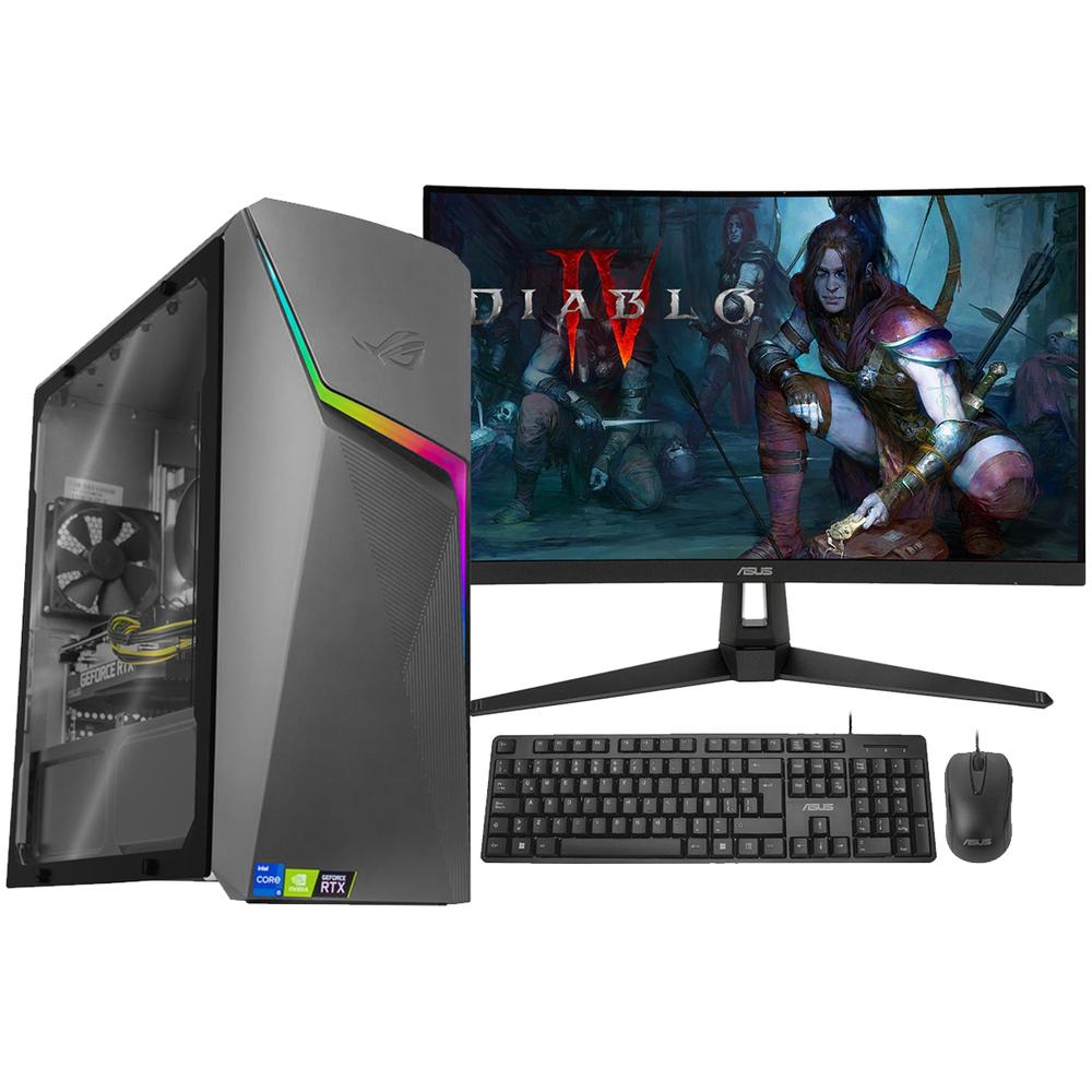 Foto 2 pulgar | Pc Gamer Asus Rog Strix G10 Geforce Rtx 3050 Core I5 32gb Ssd 512gb 2tb Wi-fi Monitor Tuf 27'' 165hz Kit Mouse Tecl