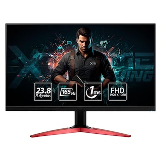 Foto 2 | Xtreme Pc Gaming Geforce Rtx 4060 Amd Ryzen 5 5500 16gb Ssd 1tb Monitor 23.8 165hz Teclado Mouse Wifi Kronos Black