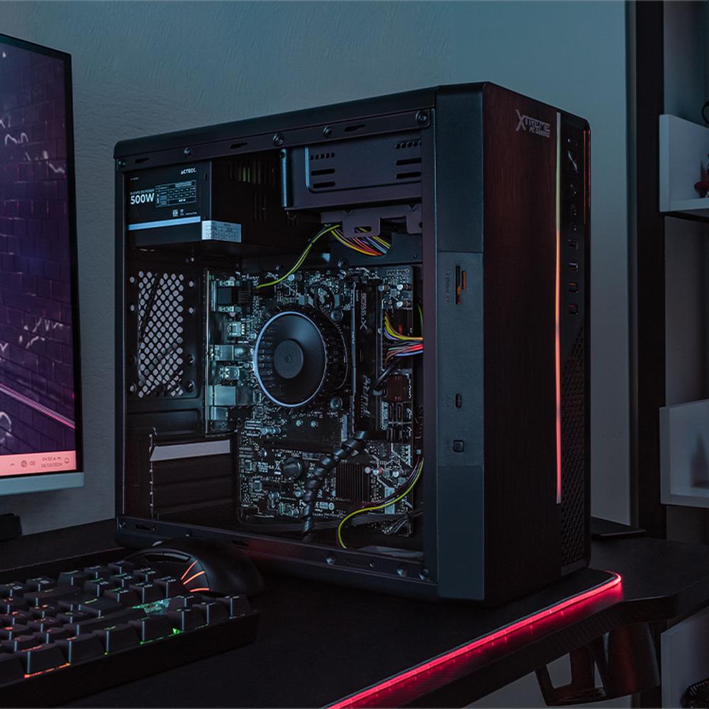 Foto 7 pulgar | Xtreme Pc Gaming Computadora Intel Core I5 12400 16gb Ssd 500gb Monitor 23.8 75hz Wifi Ultron Black