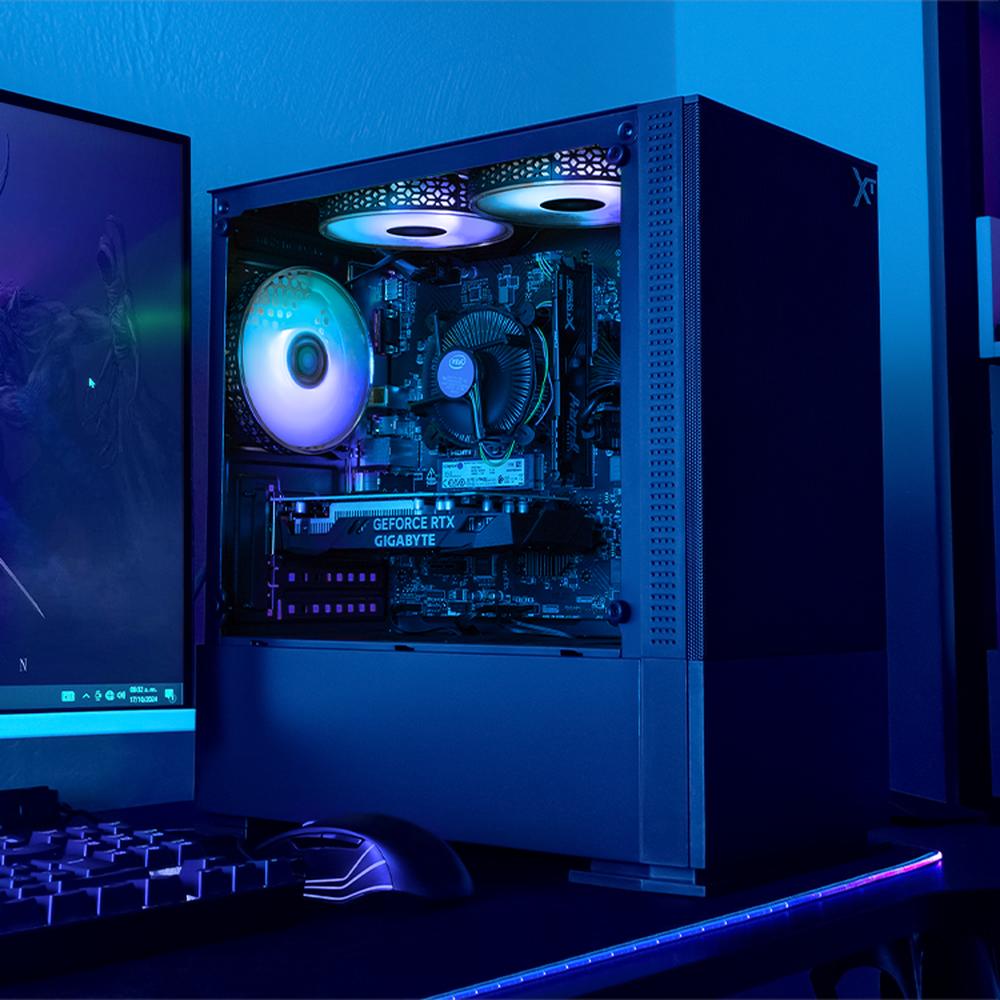 Foto 7 pulgar | Xtreme Pc Gaming Geforce Rtx 3050 Intel Core I5 10400f 16gb Ssd 1tb Monitor 23.8 165hz Wifi Air Flow Black