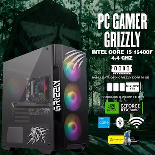 Foto 2 | Pc Gamer Grizzly Intel Core I5 12400f 4.4 Ghz, Nvidia Rtx 3060 Ram 16 Gb M.2 Nv2 1 Tb Wifi Bt