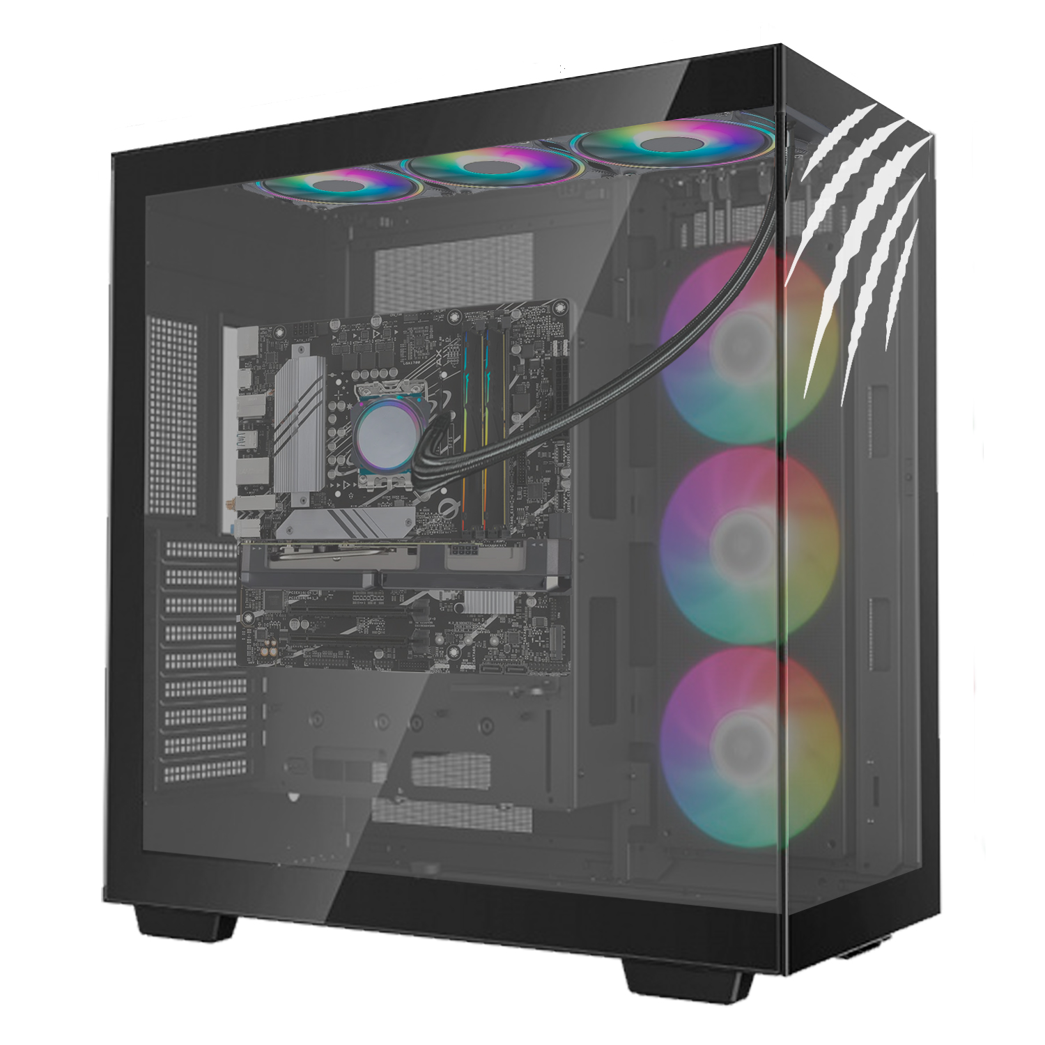 Foto 3 | Pc Gamer Grizzly Intel Core I7 14700f 5.4 Ghz Nvidia Rtx 4060 Ram 32 Gb M.2 Nv2 2 Tb Wifi Bt