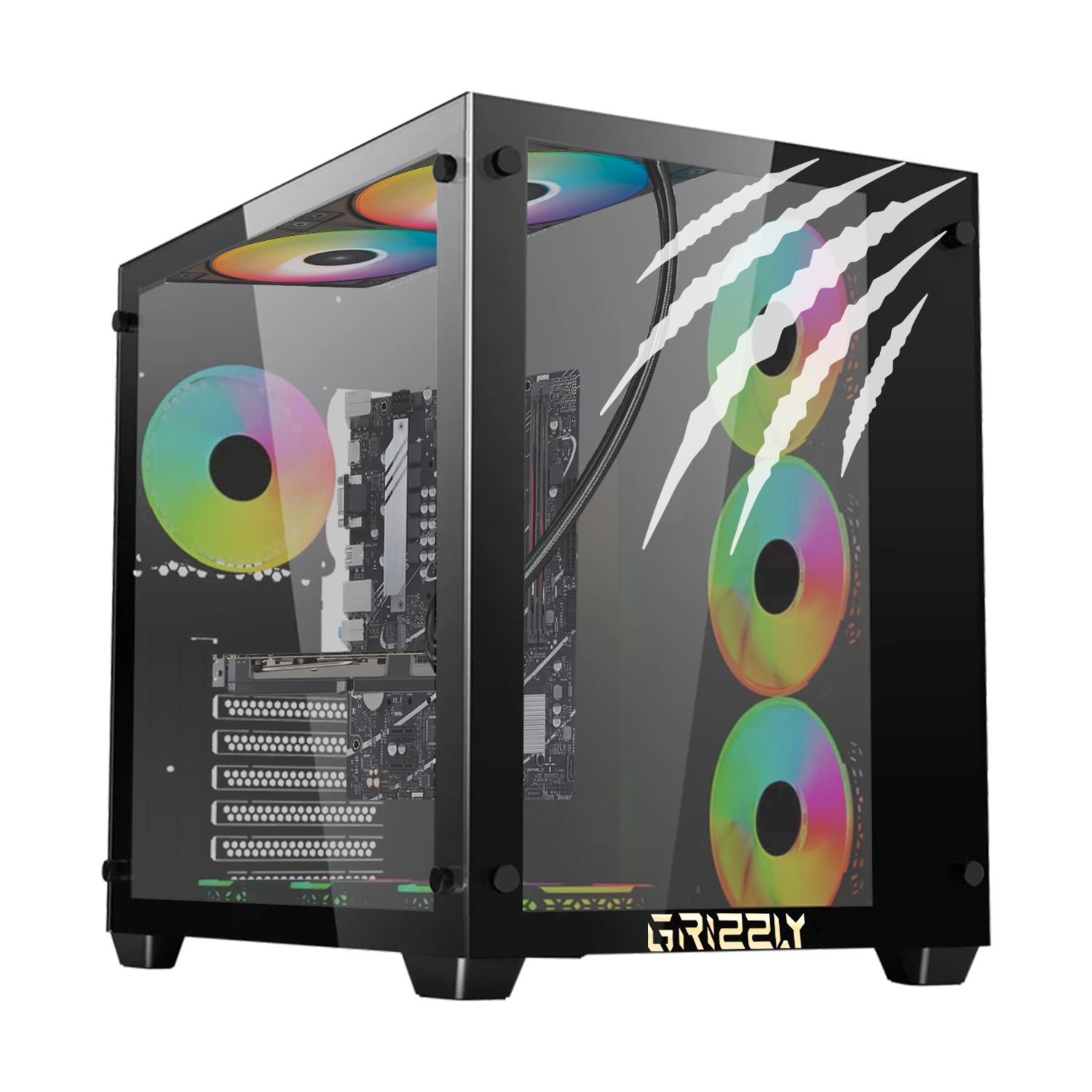 Foto 3 pulgar | Pc Gamer Grizzly Intel Core I5 14400 4.7 Ghz Nvidia Rtx4060 Ram 32 Gb M.2 Nv2 1 Tb Wifi Bt