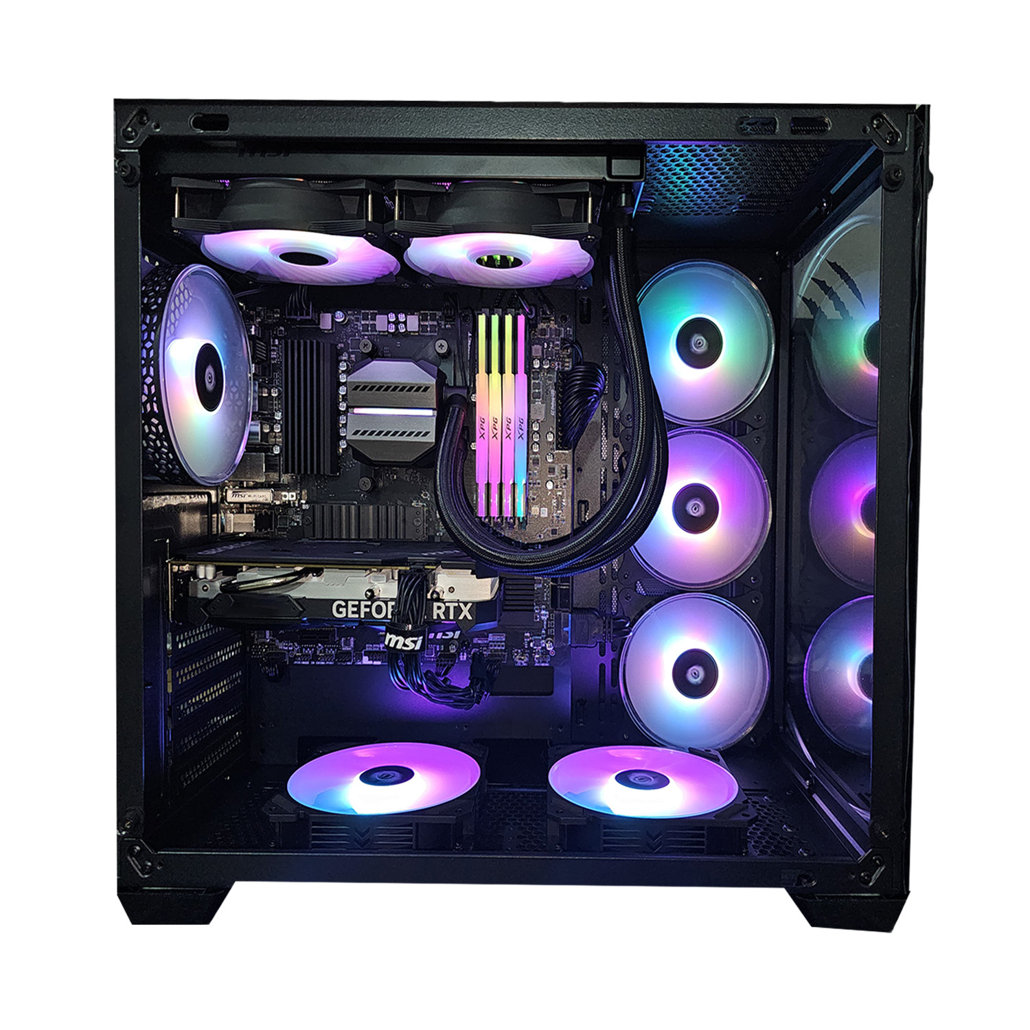 Foto 4 pulgar | Pc Gamer Grizzly Amd Ryzen 7 57000x  Rtx 4060 4.6 Ghz Nvidia Ram 32 Gb Ssd M.2 1 Tb Wifi Bt